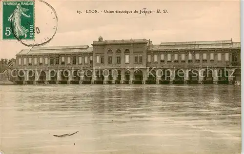 AK / Ansichtskarte  Lyon_69_Rhone Usine électrique de Jouage 