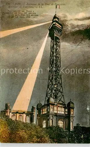 AK / Ansichtskarte  Lyon_69_Rhone Ascenseur de la Tour de Fouvière Basilique de Fourvière 