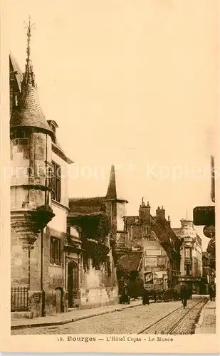 AK / Ansichtskarte  Bourges_18_Cher Hôtel Cujas et le musée 