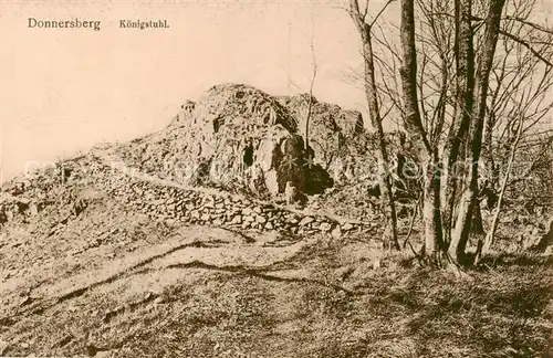 AK / Ansichtskarte  Falkenstein_Donnersberg_Pfalz Koenigstuhl am Donnersberg 