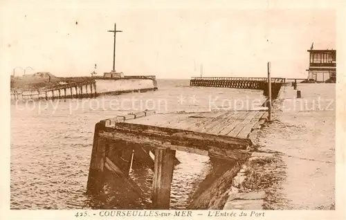 AK / Ansichtskarte  Courseulles-sur-Mer_14_Calvados Entrée du port 