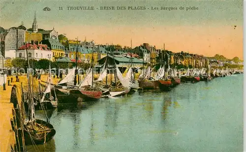 AK / Ansichtskarte  Trouville-sur-Mer Les barques de pêche Trouville-sur-Mer