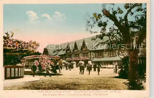 AK / Ansichtskarte  Deauville-sur-Mer Hippodrome de Clairefontaine Le Pesage 