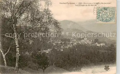 AK / Ansichtskarte  Argeles-Gazost_65_Hautes-Pyrenees Le Village de St Savin 
