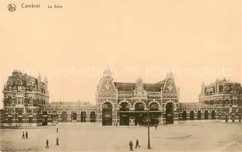 AK / Ansichtskarte  Cambrai_59_Nord La Gare 
