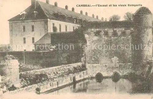AK / Ansichtskarte  Cambrai_59_Nord Escaut et les vieux Remparts 