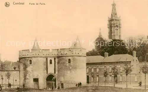 AK / Ansichtskarte  Cambrai_59_Nord Porte de Paris 