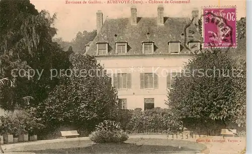 AK / Ansichtskarte  Aubevoye_27_Eure Chateau de Grosmesnil 