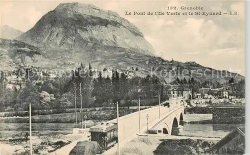 AK / Ansichtskarte  Grenoble_38 Le Pont de lIle Verte et le St Eynard 