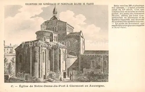AK / Ansichtskarte  Clermont__63-Ferrand_Auvergne Eglise de Notre Dame du Port 