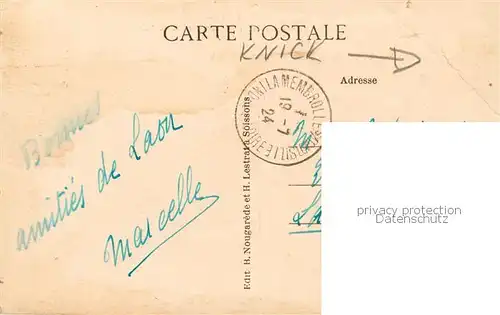 AK / Ansichtskarte  Laon_02_Aisne La Cathedrale vue des Promenades du Nord 