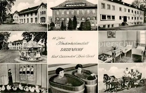 AK / Ansichtskarte 73839042 Bad_Sassendorf Kinderheilanstalt Sassendorf Teilansichten Bad_Sassendorf