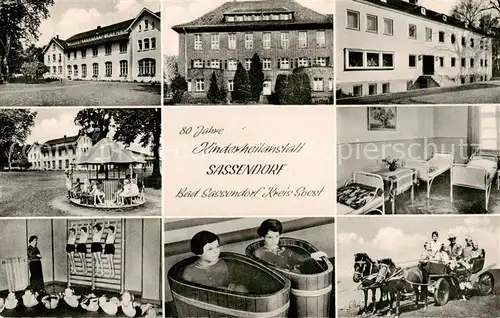 AK / Ansichtskarte  Bad_Sassendorf Kinderheilanstalt Sassendorf Teilansichten Bad_Sassendorf