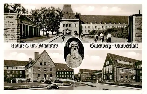 AK / Ansichtskarte 73839047 Mainz__Rhein Johannes Gutenberg Universitaet Details 