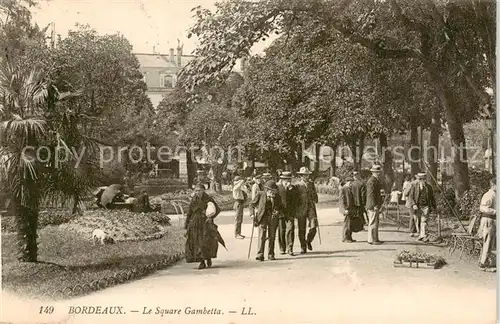 AK / Ansichtskarte Bordeaux_33 Le Square Gambetta 