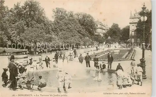 AK / Ansichtskarte Bordeaux_33 Le Terrasse du Jardin public 