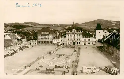 AK / Ansichtskarte Beraun_Beroun_CZ Marktplatz Denkmal 