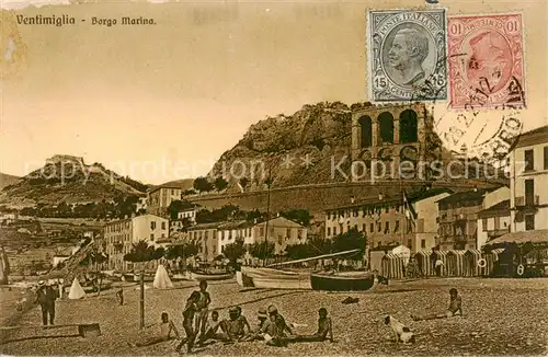 AK / Ansichtskarte Ventimiglia_Vintimille_Liguria_IT Borgo Marina 