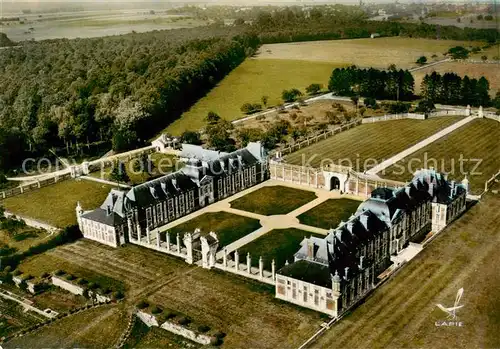 AK / Ansichtskarte Le_Neubourg_27_Eure Chateau du Champ de Bataille vue aerienne 
