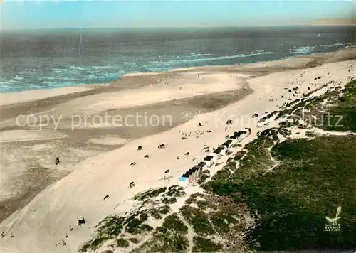 AK / Ansichtskarte Franceville_14_Calvados La plage vue aerienne 