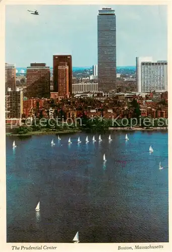 AK / Ansichtskarte Boston_Massachusetts_USA The Prudential Center and the Charles River 