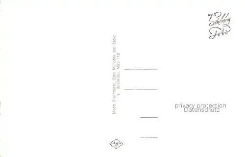 AK / Ansichtskarte Bad_Muenster_Stein_Ebernburg Kurgarten Sole Schwimmbad Rheingrafenstein Ebernburg Bad_Muenster