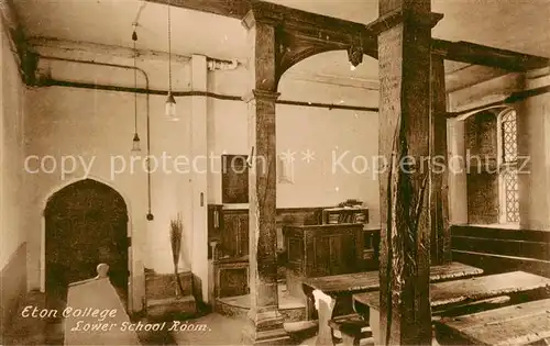 AK / Ansichtskarte Eton__Berkshire_UK Eton College Lower School Room 