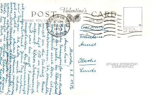 AK / Ansichtskarte Middlesbrough_UK Albert Road and Town Hall 