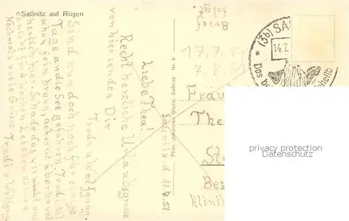 AK / Ansichtskarte Sassnitz_Ostseebad_Ruegen Panorama Sassnitz_Ostseebad_Ruegen