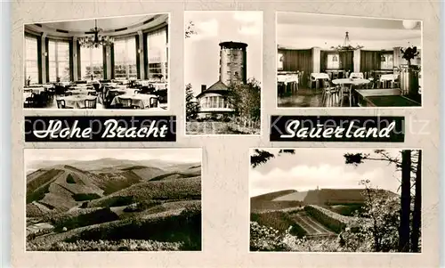 AK / Ansichtskarte Kirchhundem Aussichtsturm Hohe Bracht Sauerland Details Kirchhundem