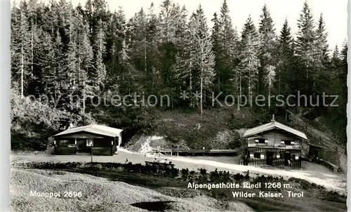 AK / Ansichtskarte Ellmau_Elmau_Tirol_AT Alpengasthuette Riedl Wilder Kaiser 