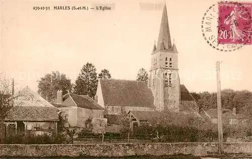 AK / Ansichtskarte Marles en Brie_77_Seine et Marne Eglise 