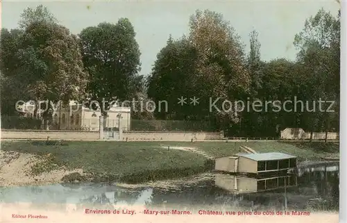 AK / Ansichtskarte Mary sur Marne Chateau vue prise du cote de la Marne Mary sur Marne