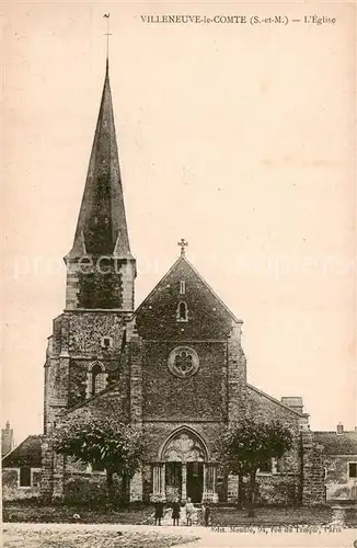 AK / Ansichtskarte Villeneuve le Comte Eglise Villeneuve le Comte