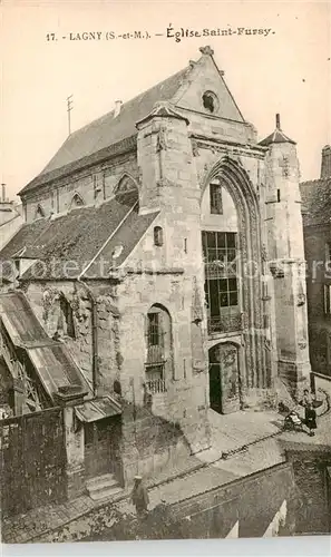 AK / Ansichtskarte Lagny_ sur Marne_77_Seine et Marne Eglise Saint Fursy 