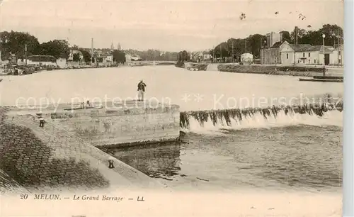 AK / Ansichtskarte Melun_77 Le Grand Barrage 