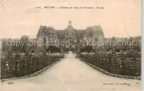 AK / Ansichtskarte Melun_77 Chateau de Vaux le Vicomte Entree 