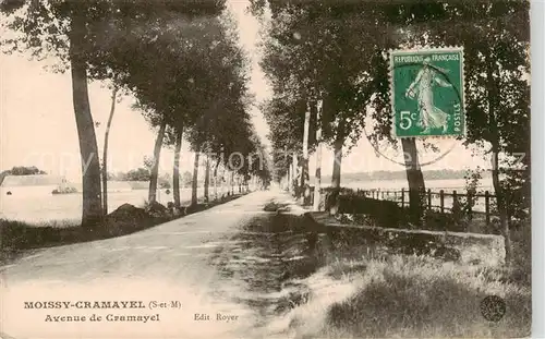 AK / Ansichtskarte Moissy Cramayel Avenue de Cramayel Moissy Cramayel