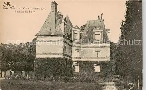 AK / Ansichtskarte Fontainebleau_77_Seine_et_Marne Palais de Fontainebleau Pavillon de Sully 