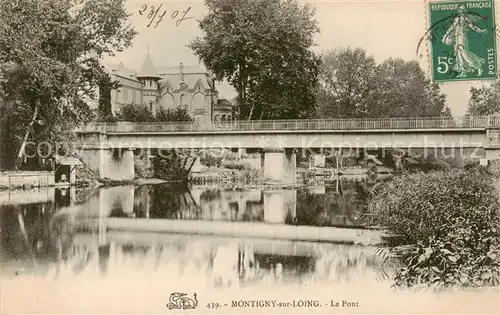 AK / Ansichtskarte Montigny sur Loing Le Pont Montigny sur Loing
