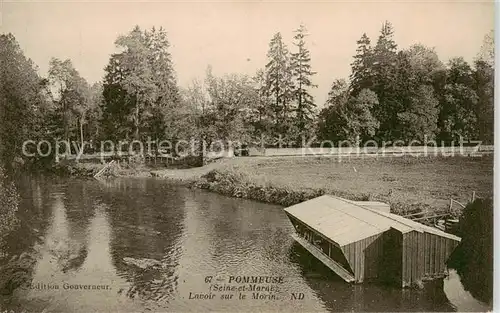 AK / Ansichtskarte Pommeuse Lavoir sur le Morin Pommeuse