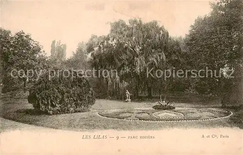 AK / Ansichtskarte Les_Lilas_93_Seine Saint Denis Parc Roziere 