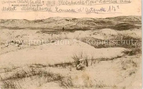 AK / Ansichtskarte Middelkerke_Belgie Les Dunes 
