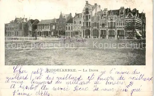 AK / Ansichtskarte Middelkerke_Belgie La Digue 