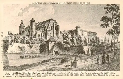 AK / Ansichtskarte Chalon sur Saone_71 Cathedrale de Chalon sur Saone 