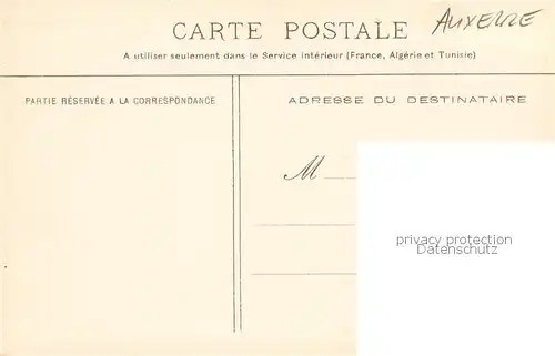 AK / Ansichtskarte Auxerre_89_Yonne Vue dune partie de la Cathedrale d Auxerre 