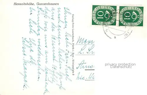 AK / Ansichtskarte Gunzenhausen_Altmuehlsee Hensoltshoehe Gunzenhausen Altmuehlsee