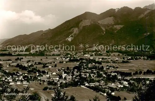 AK / Ansichtskarte Grassau_Chiemgau Fliegeraufnahme Grassau Chiemgau