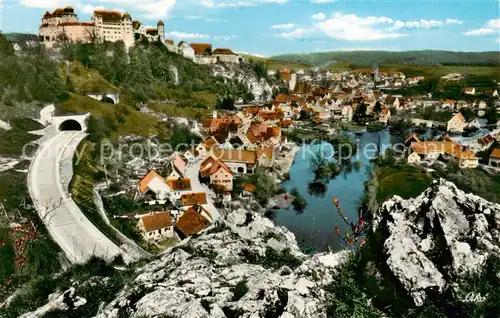 AK / Ansichtskarte Harburg_Schwaben Schloss Stadtansicht  Harburg Schwaben