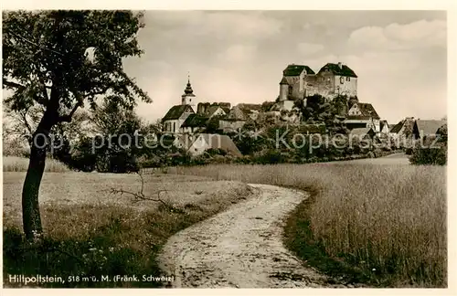 AK / Ansichtskarte Hiltpoltstein_Oberfranken Schloss und Stadt Hiltpoltstein_Oberfranken